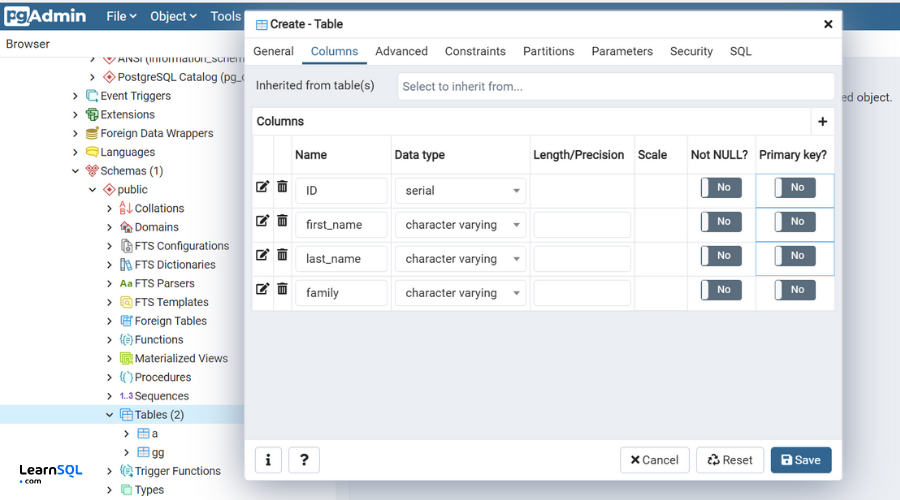 Comment importer des CSV dans PostgreSQL en utilisant PgAdmin