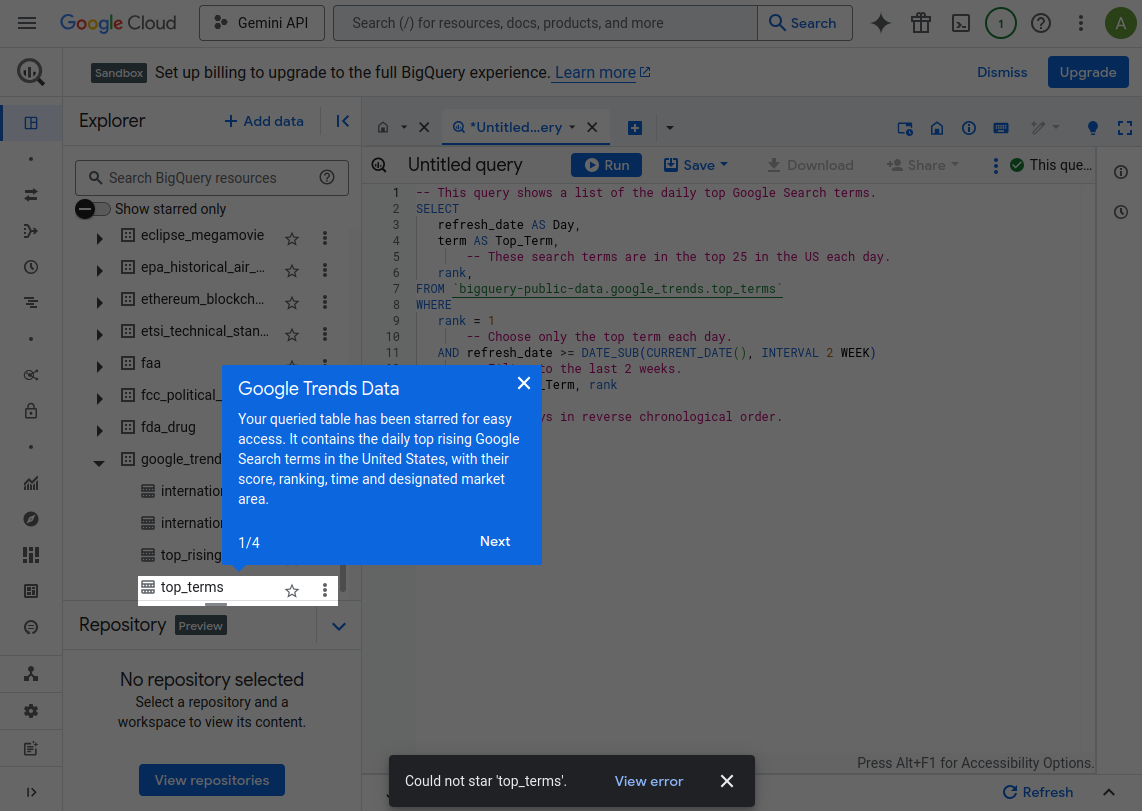 Comment utiliser Google BigQuery 