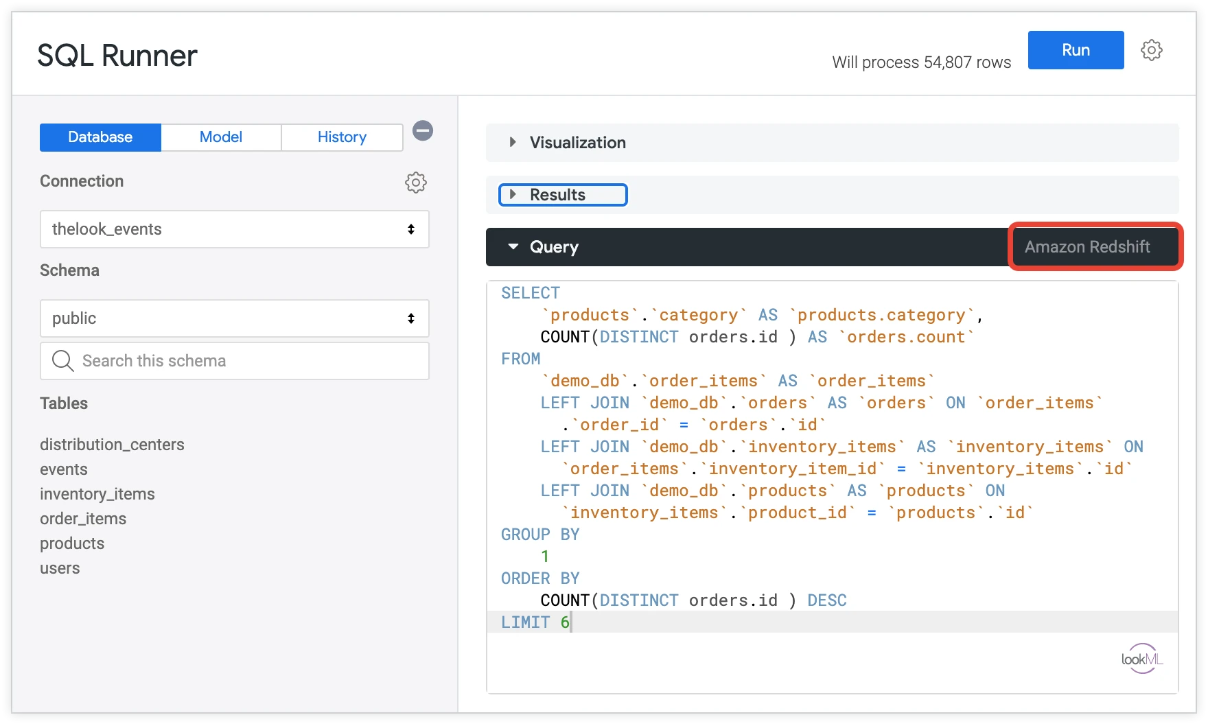 Intégration de SQL avec Looker pour l'analyse de données