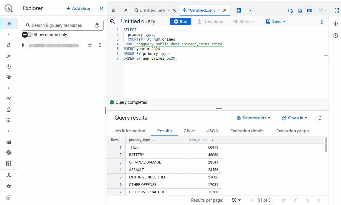 Créer un rapport avec BigQuery et Looker